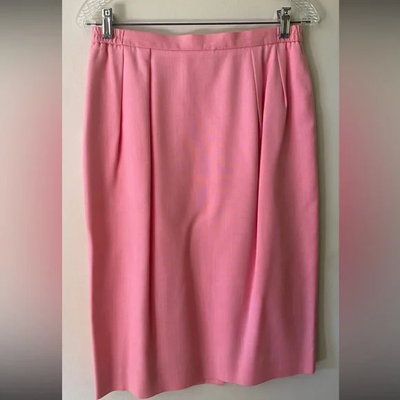 Dior Blush Pink Double-Breasted Blazer + Skirt - Picture 2 of 2